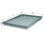 MAHLE LX390 Filtro de aire