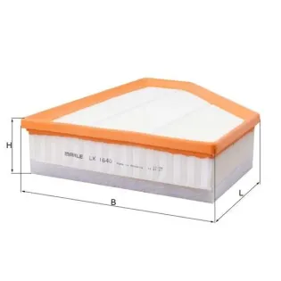 MAHLE LX1640 Filtro de aire