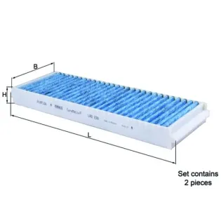 MAHLE LAO239/S Filtro, aire habitáculo