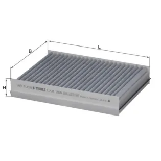 MAHLE LAK250 Filtro, aire habitáculo