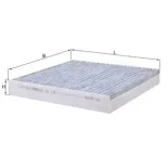 MAHLE LAK136 Filtro, aire habitáculo