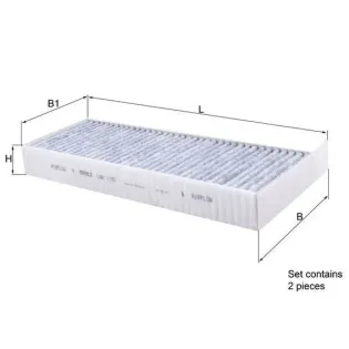 MAHLE LAK1157/S Filtro, aire habitáculo