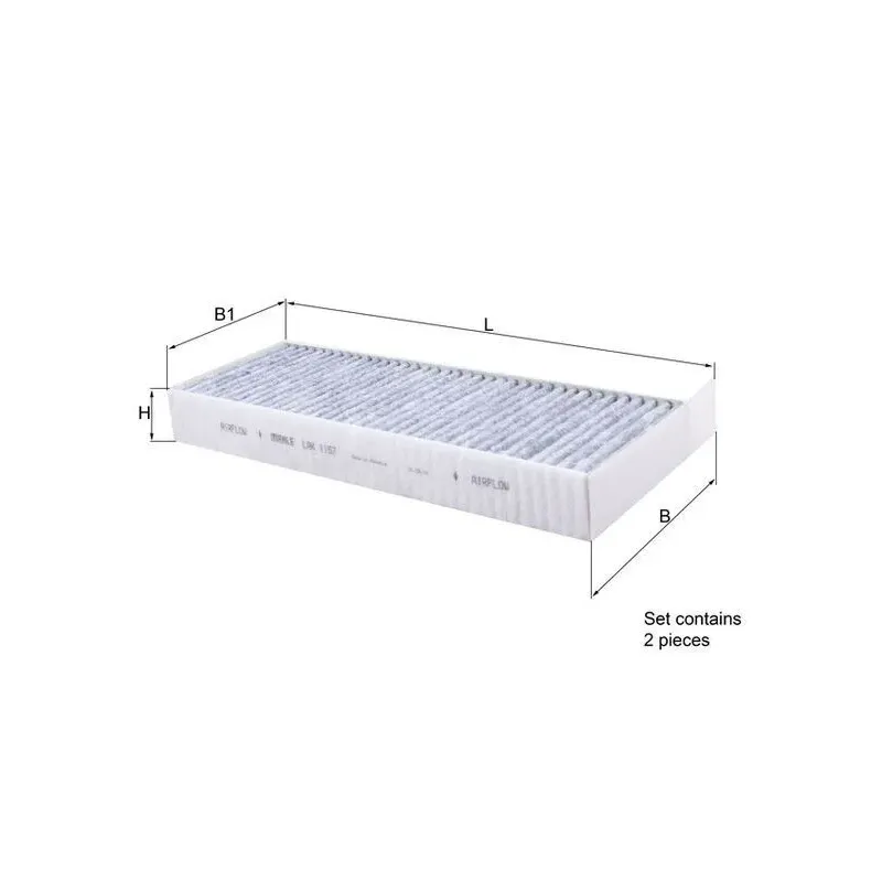 MAHLE LAK1157/S Filtro, aire habitáculo