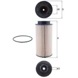 MAHLE KX264D Filtro combustible