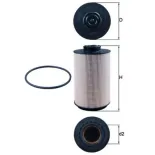 MAHLE KX230D Filtro combustible