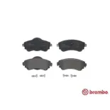 BREMBO P61105 Juego de pastillas de freno