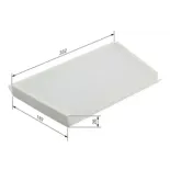 BOSCH 1987432070 Filtro, aire habitáculo