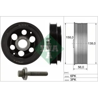 Schaeffler INA 544018020 Kit poleas, cigüeñal