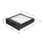 BOSCH 1987432157 Filtro, aire habitáculo