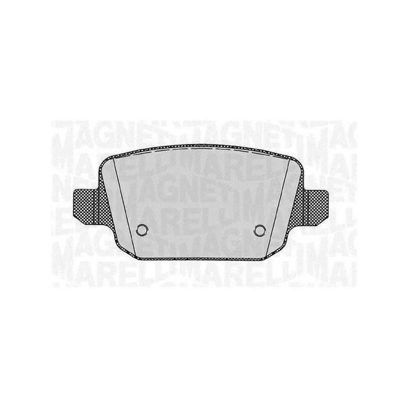 MAGNETI MARELLI 363916060257 Juego de pastillas de freno