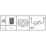 HELLA 6PT009309-541 Sensor, temperatura del refrigerante