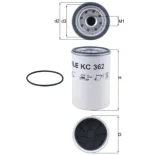 MAHLE KC362D Filtro combustible