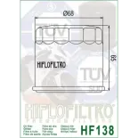 Filtro de aceite HF 138 Hiflofiltro
