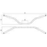 Manillar Domino Moto Naked Acero 0113.31.20.04-3