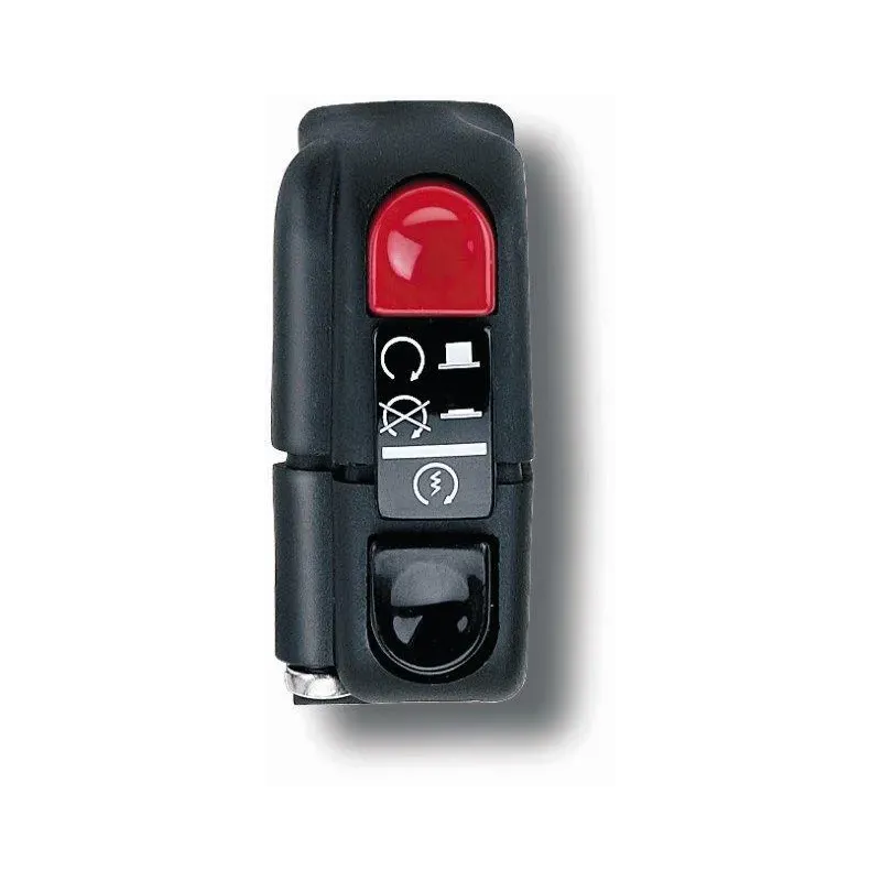 Mando eléctrico Domino Serie 9A derecho negro 0351AB.9A.04-00