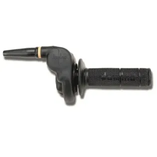 Acelerador Domino aluminio HR Cross con puños. guardapolvos 2122.03-02