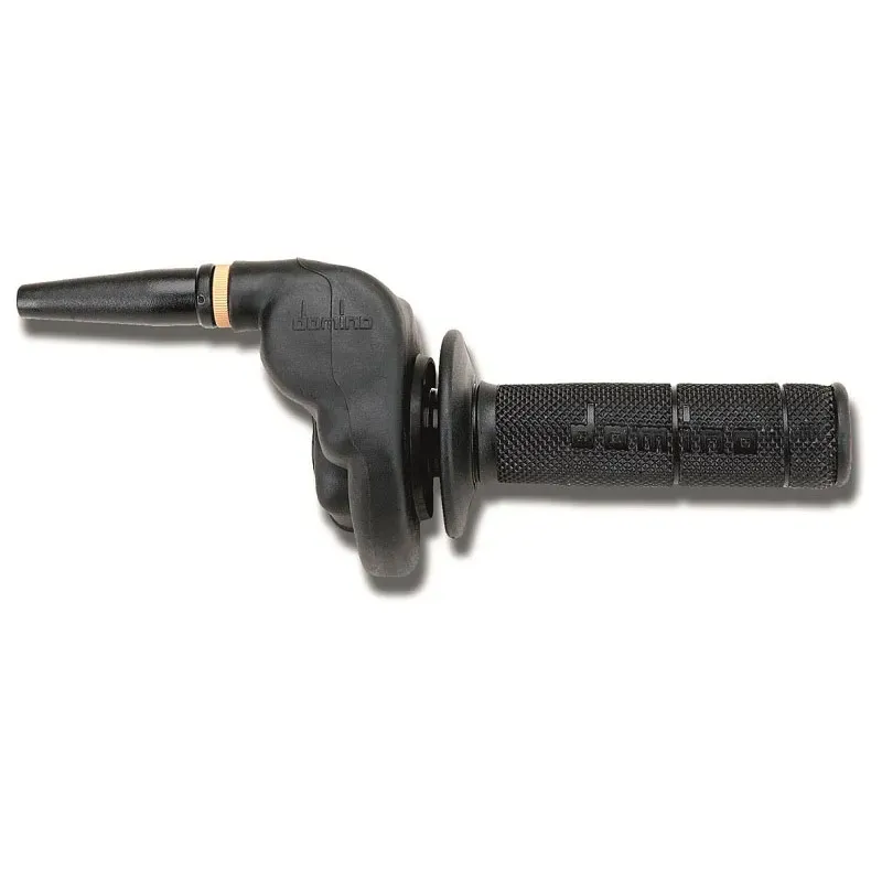 Acelerador Domino aluminio HR Cross con puños. guardapolvos 2122.03-02