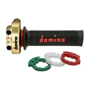 Acelerador Domino XM2 Dorado con Puños 3846.03-01