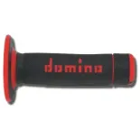 Puños de Domino A020 Off Road negro-rojo A02041C4240A7-1
