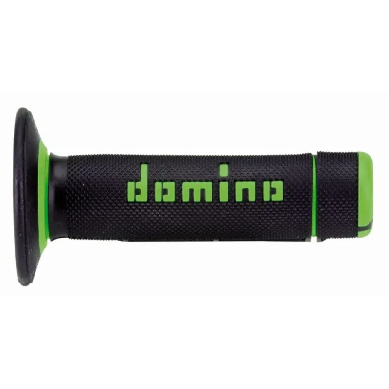 Puños de Domino A020 Off Road negro-verde A02041C4440A7-1