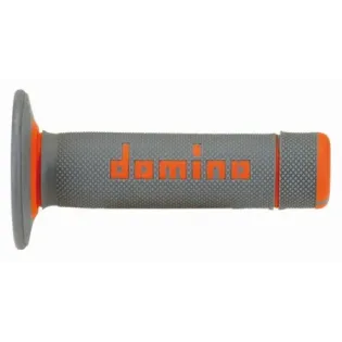 Puños de Domino A020 Off Road gris-naranja A02041C4552A7-1