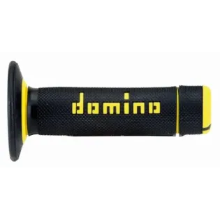 Puños de Domino A020 Off Road negro-amarillo A02041C4740A7-1