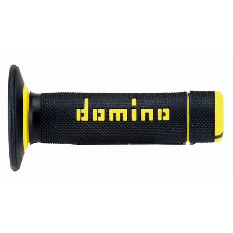 Puños de Domino A020 Off Road negro-amarillo A02041C4740A7-1