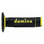 Puños de Domino A020 Off Road negro-amarillo A02041C4740A7-1