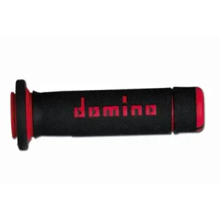 Puños de Domino ATV A180 rojo -negro A18041C4240A7-0