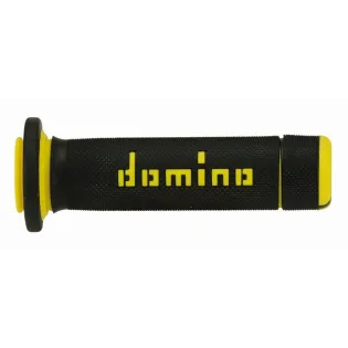Puños de Domino ATV A180 amarillo-negro A18041C4740A7-0