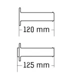 Puños de Domino A250 Firmng negro-rosa A25041C4340B7-0