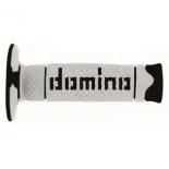 Puños de Domino A260 Off Road blanco-negro A26041C4046A7-0