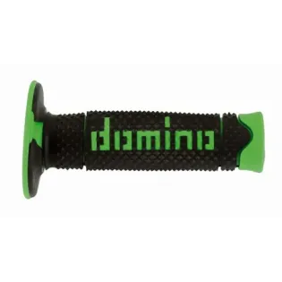 Puños de Domino A260 Off Road negro-verde A26041C4440A7-0