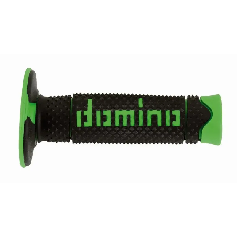 Puños de Domino A260 Off Road negro-verde A26041C4440A7-0