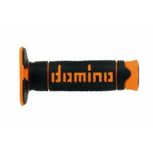 Puños de Domino A260 Off Road negro-naranja A26041C4540A7-0