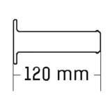 Puños de Domino A260 Off Road negro-naranja A26041C4540A7-0