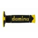 Puños de Domino A260 Off Road negro-amarillo A26041C4740A7-0
