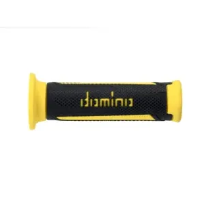 Puños de Domino turismo A350 antracita-amarillo A35041C4770C7-0
