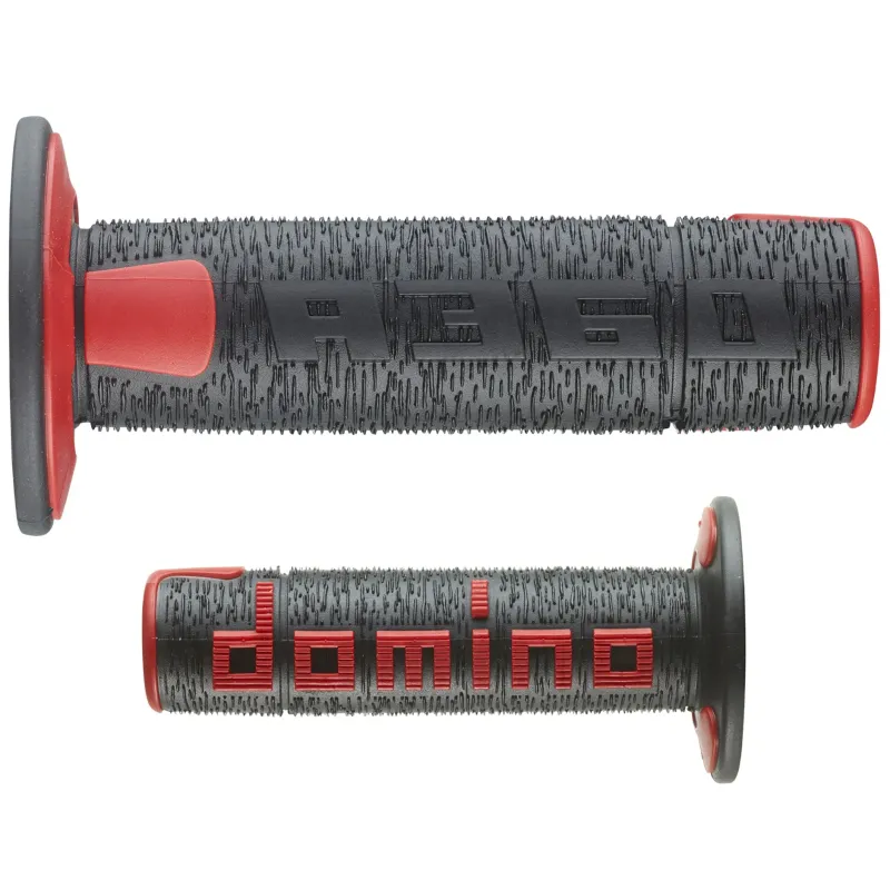 Juego de puños Domino negros-rojos Off Road A36041C4042A7-0