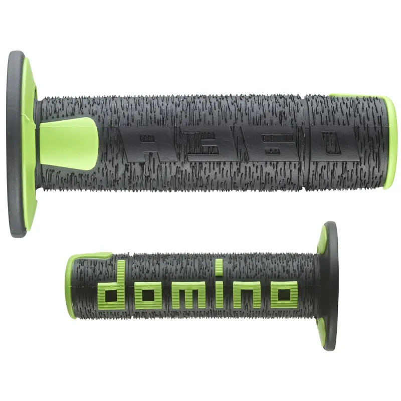 Juego de puños Domino negros-verdes Off Road A36041C4044A7-0