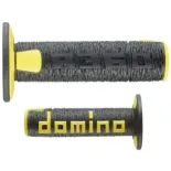Juego de puños Domino negros-amarillos Off Road A36041C4047A7-0