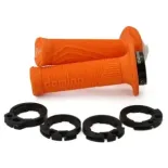 Puños Domino D-Lock naranjas con anillos Push-Pull - D10046C4500A9-0
