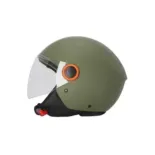 Casco Acerbis Jet Modelo Brezza 22-06 verde militar 0026061.582