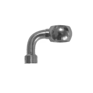 Banjo de moto 90° cromado diámetro 10 FrenTubo 170021CR