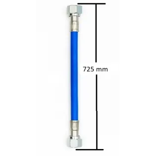 Tubo de moto acero 725mm FrenTubo A06-0725-X1BLU