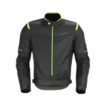 Chaqueta Acerbis CE Ramsey Vented 2.0 color negro y amarillo - 0026149.318