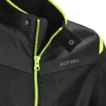 Chaqueta Acerbis CE Ramsey Vented 2.0 color negro y amarillo - 0026149.318