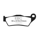 PASTILLAS DE FRENO EBC FA181TT SEMI‑METÁLICAS – SERIE TT