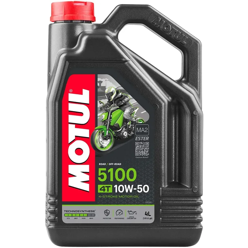 Aceite MOTUL 5100 10W50 4T 4L   104076