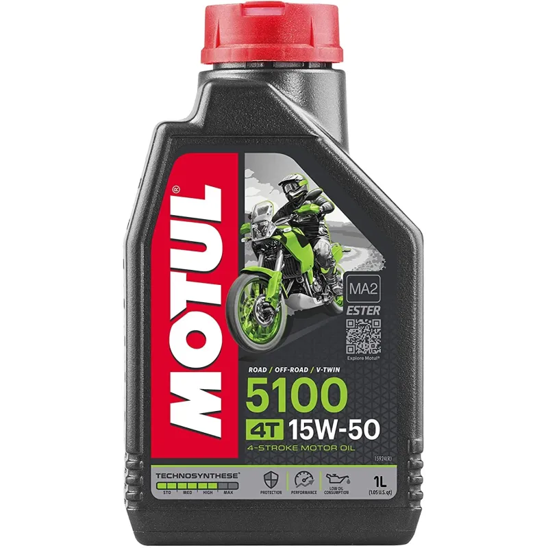 Aceite MOTUL 5100 15W50 4T 1L   104080